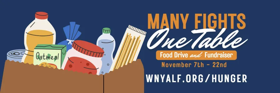 Many Fights, One Table: Food Drive & Fundraiser for Families Facing Hunger in WNY